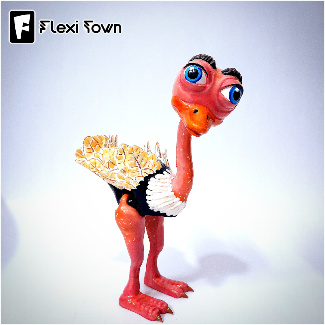 Flexi Print-in-Place Ostrich